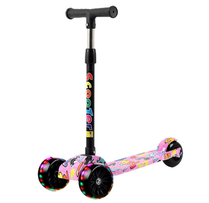 Patineta Scooter llanta gruesa con luces